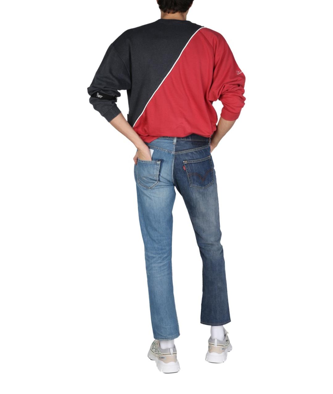 1/OFF Мульти хлопковые прямые джинсы, фото 5