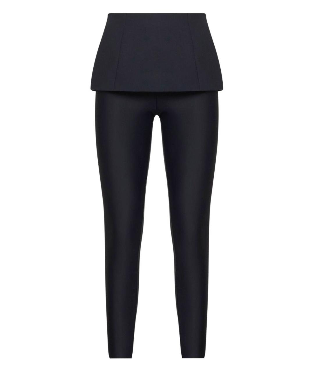 DIESEL Черные полиэстеровые леггинсы и велосипедки, фото 2