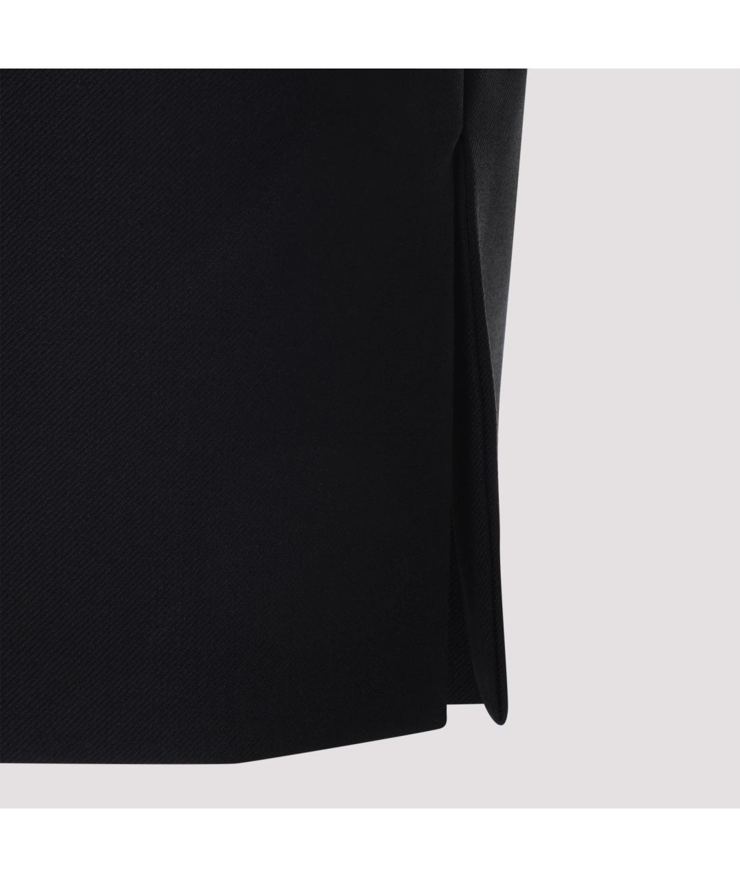 GUCCI Черные шерстяные классические брюки, фото 4