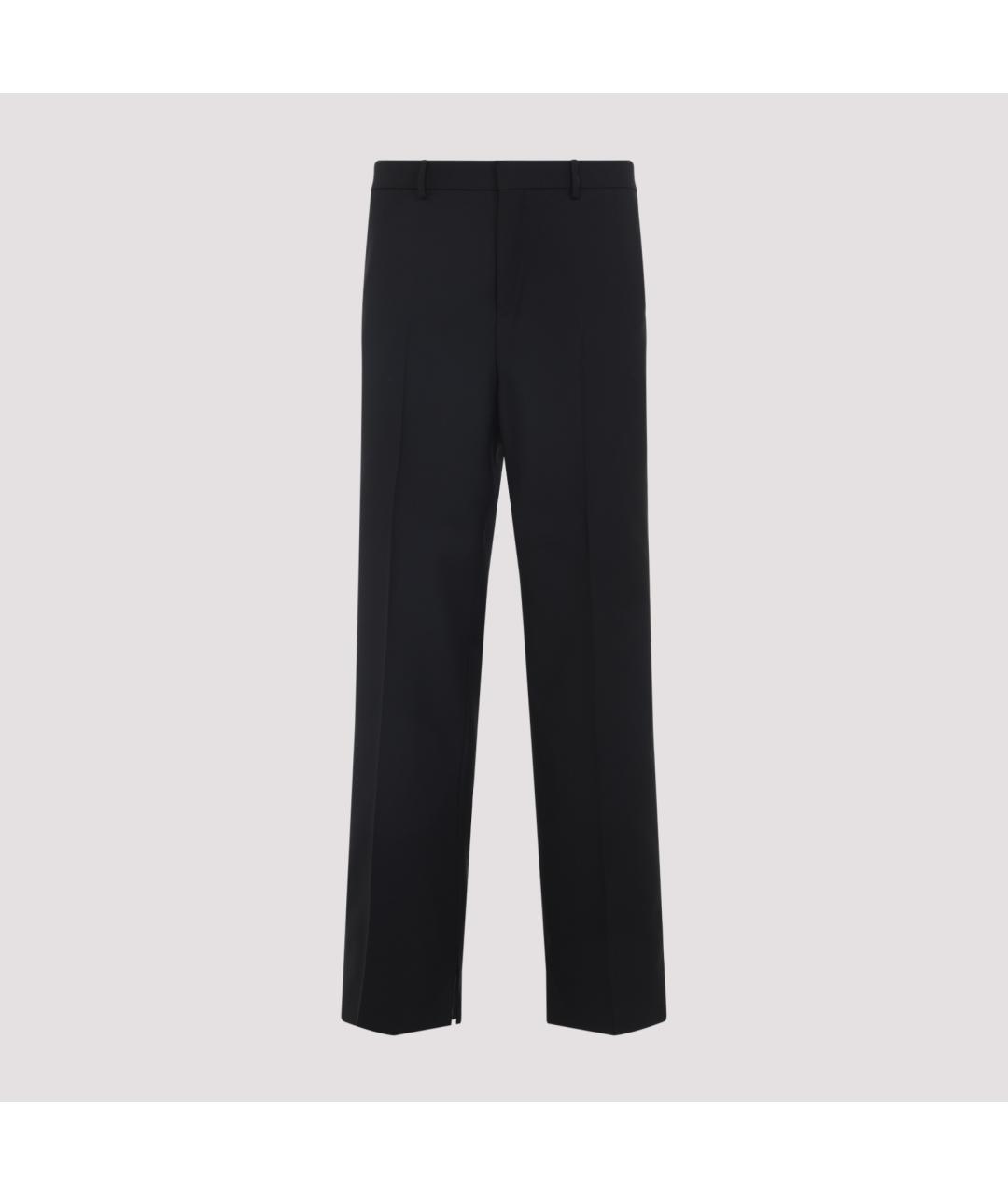 GUCCI Черные шерстяные классические брюки, фото 2