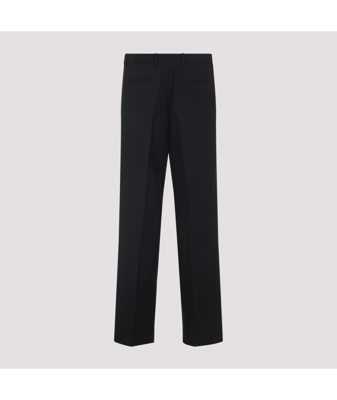 GUCCI Черные шерстяные классические брюки, фото 3