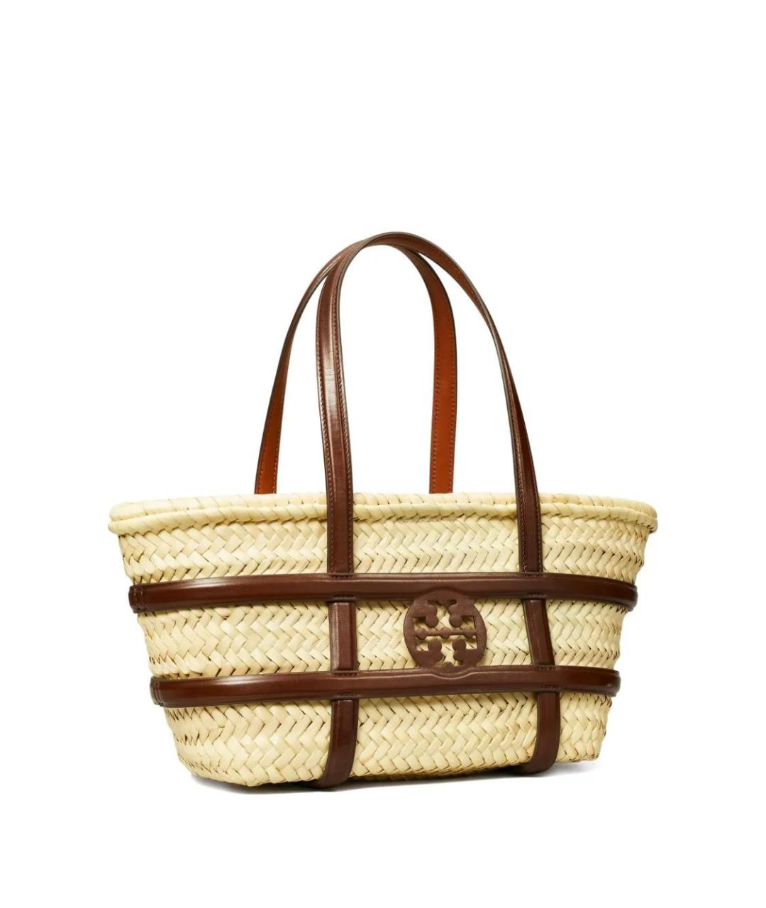 TORY BURCH Бежевая пелетеная сумка через плечо, фото 3