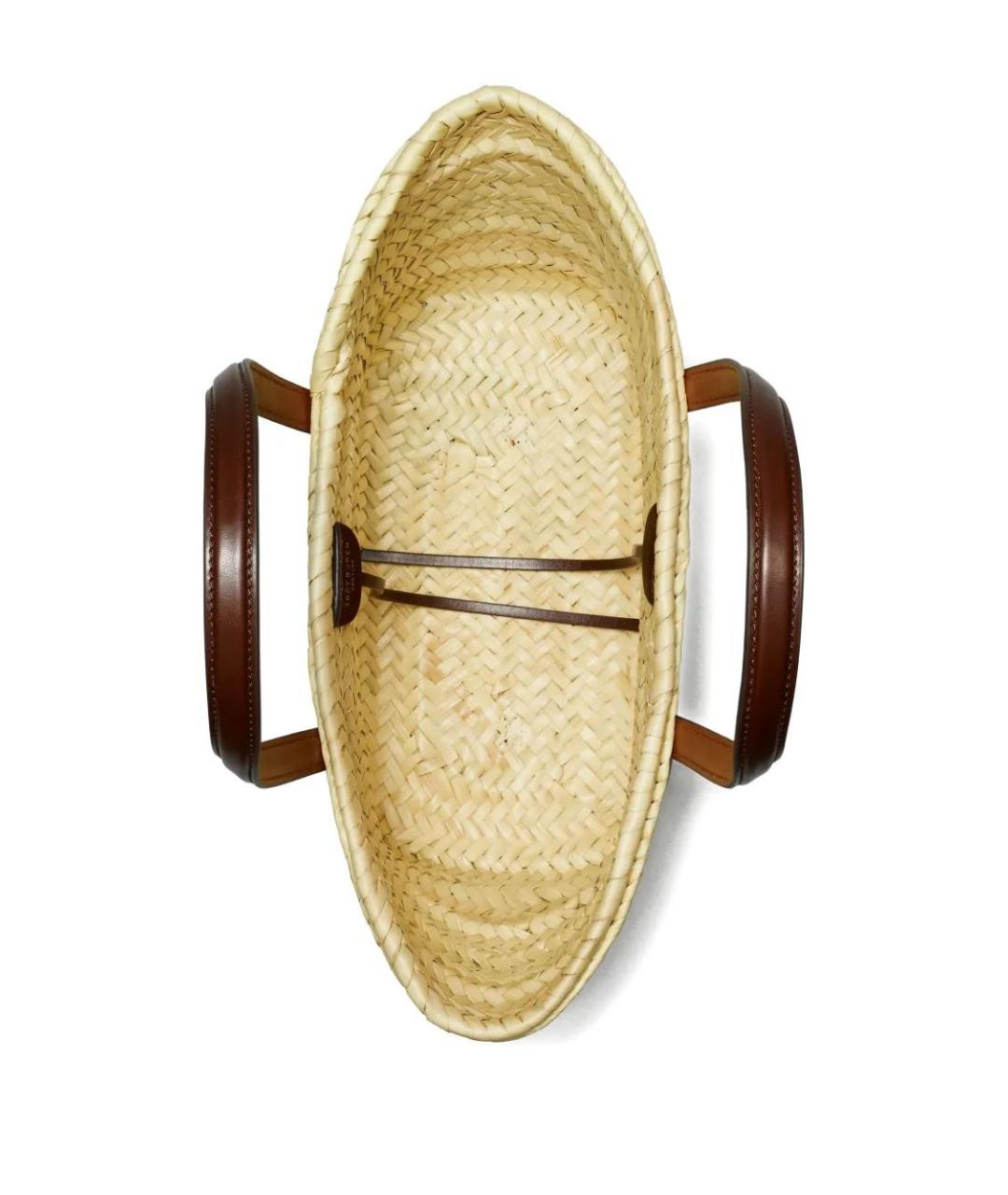 TORY BURCH Бежевая пелетеная сумка через плечо, фото 4