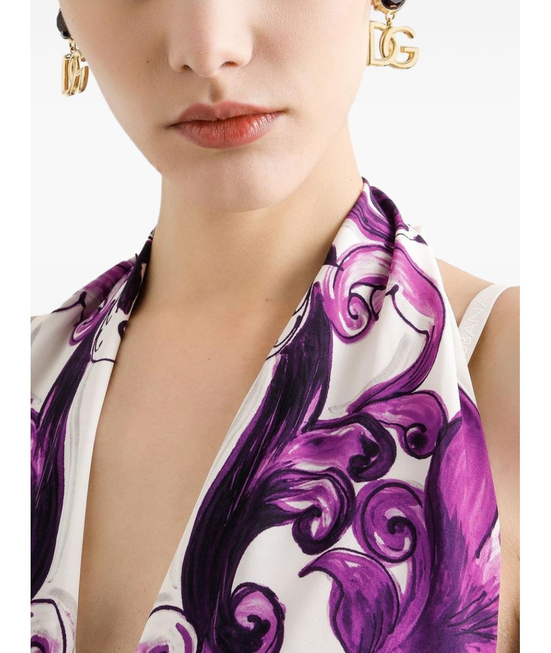 DOLCE&GABBANA Золотые латунные серьги, фото 3