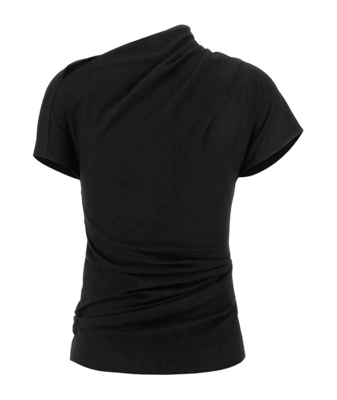 entire studios Черная полиэстеровая блузы, фото 2