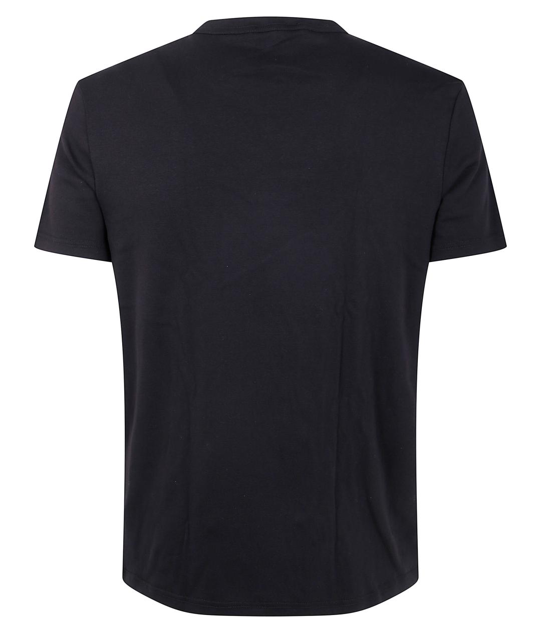 TOM FORD Черная хлопковая футболка, фото 2