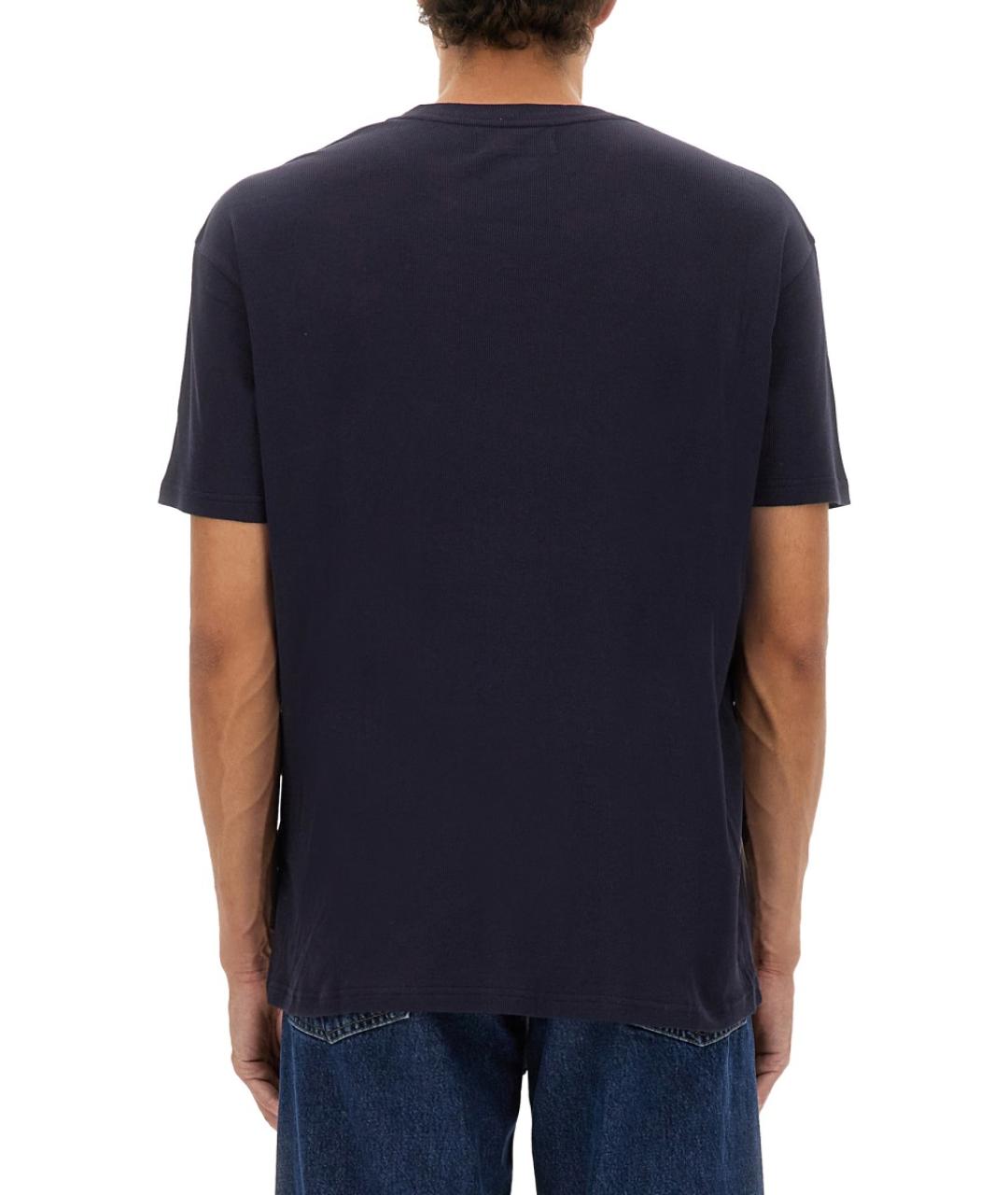 VIVIENNE WESTWOOD Синяя хлопковая футболка, фото 3