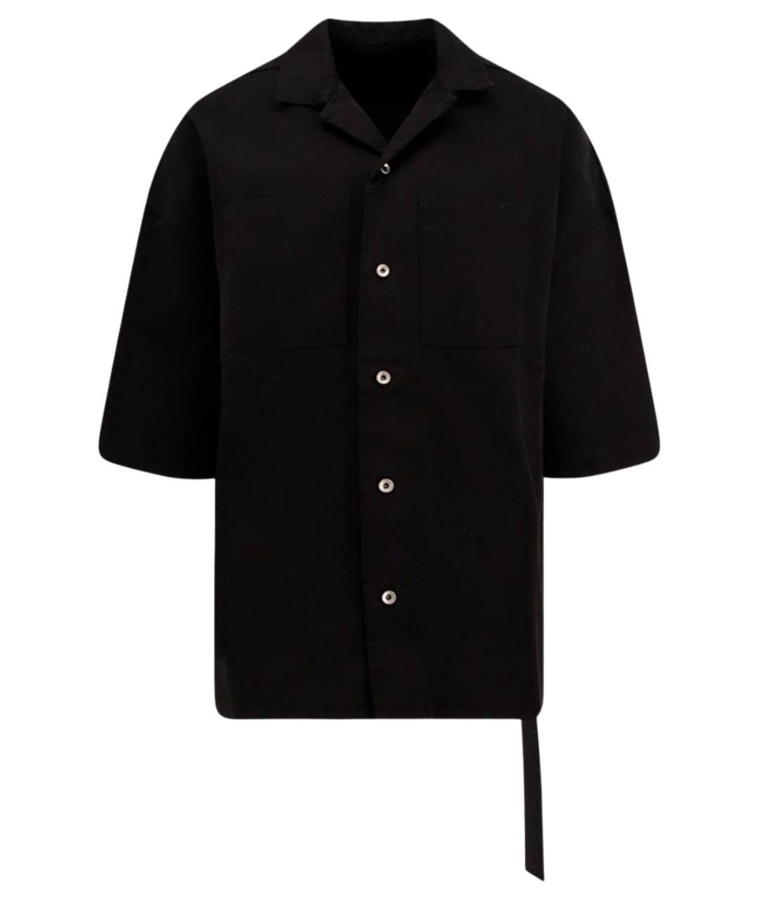 RICK OWENS DRKSHDW Черная хлопковая кэжуал рубашка, фото 1