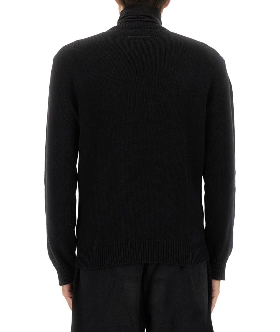 MM6 MAISON MARGIELA Черный шерстяной джемпер / свитер, фото 4