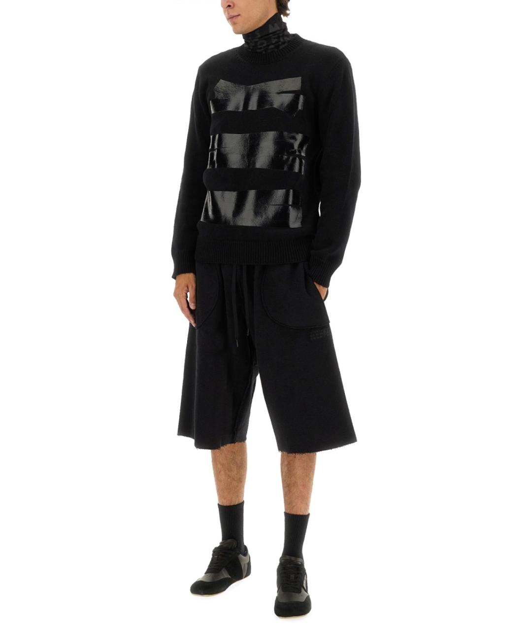 MM6 MAISON MARGIELA Черный шерстяной джемпер / свитер, фото 3