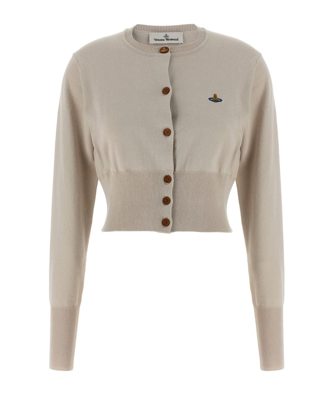 VIVIENNE WESTWOOD Белый хлопковый джемпер / свитер, фото 1