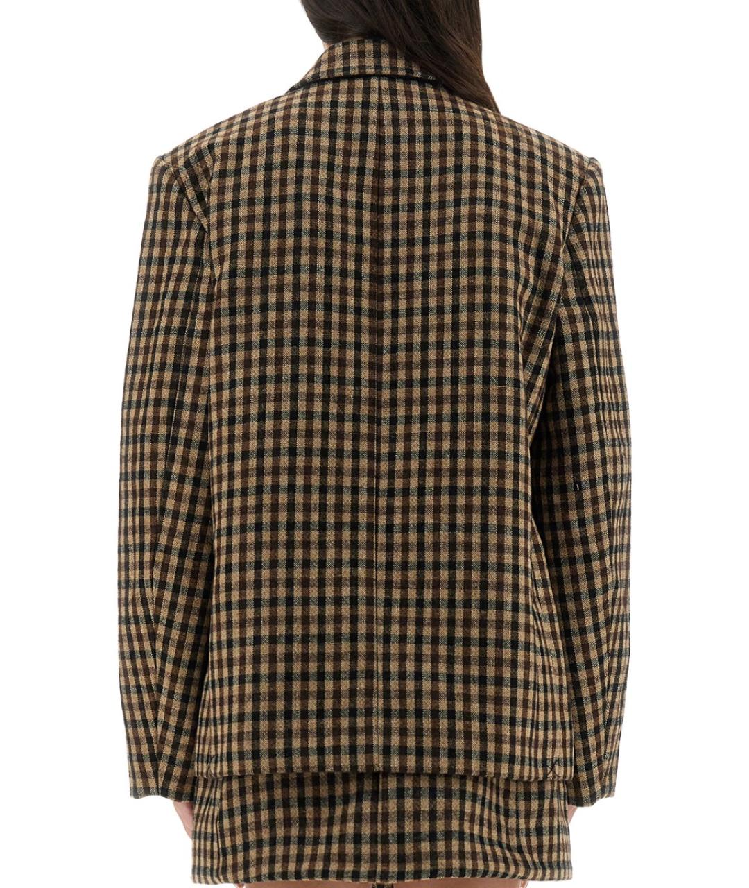 GANNI Мульти полиэстеровый жакет/пиджак, фото 4