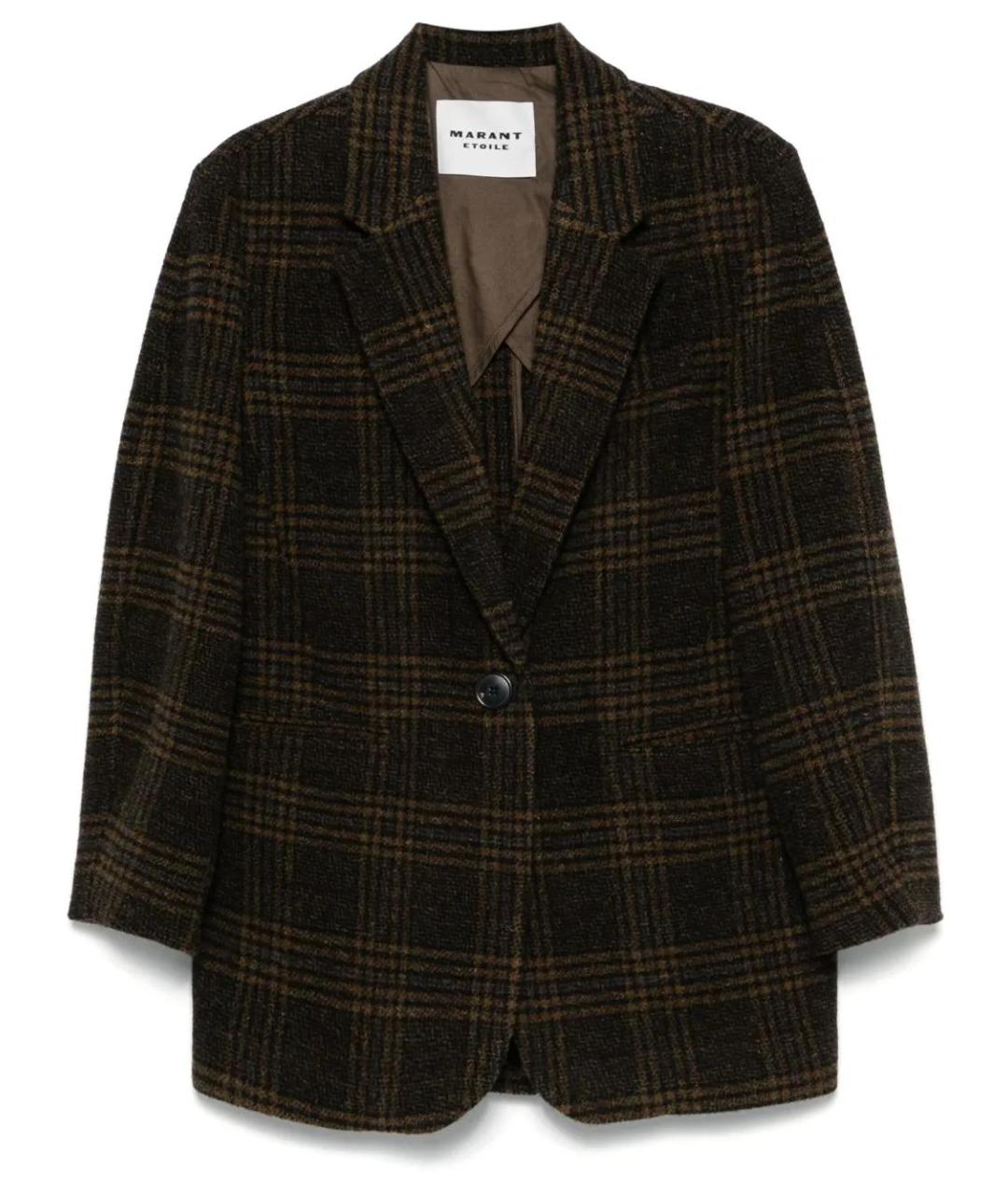 ISABEL MARANT Коричневый шерстяной жакет/пиджак, фото 1