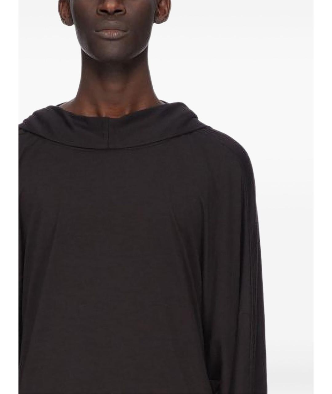 RICK OWENS Черный шерстяной джемпер / свитер, фото 3