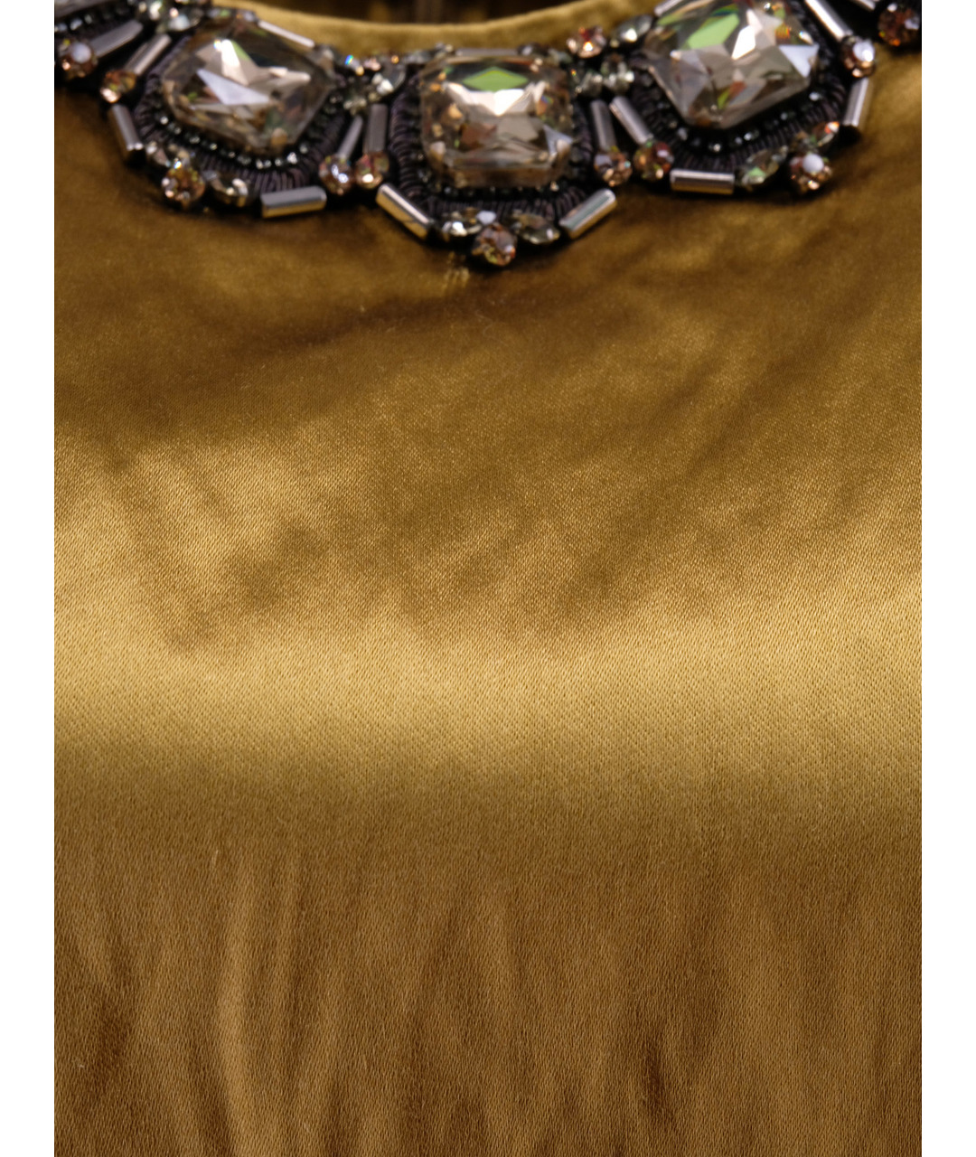 MARNI Золотое шелковое повседневное платье, фото 4