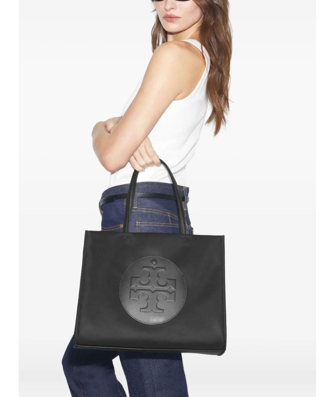 TORY BURCH Черная сумка тоут, фото 2