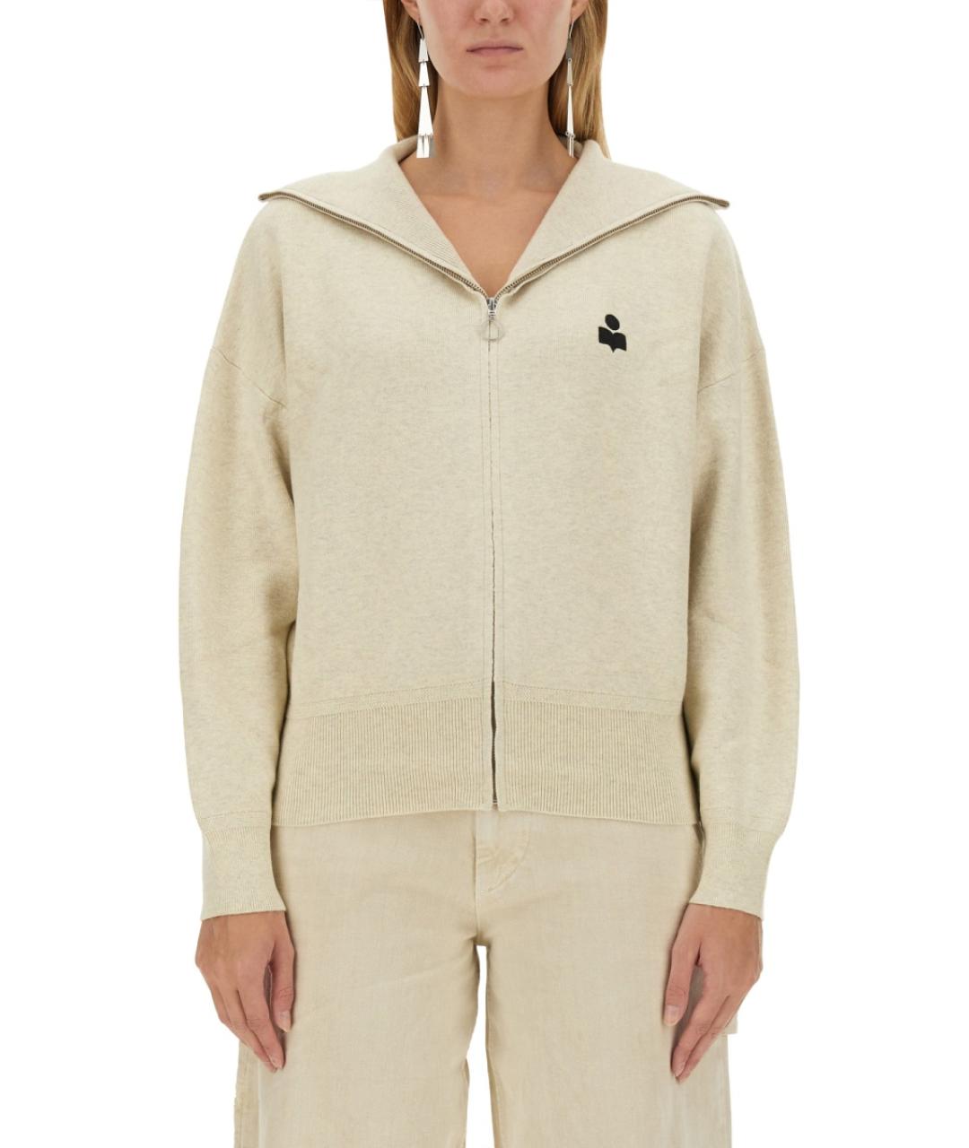 ISABEL MARANT Серый хлопковый джемпер / свитер, фото 4