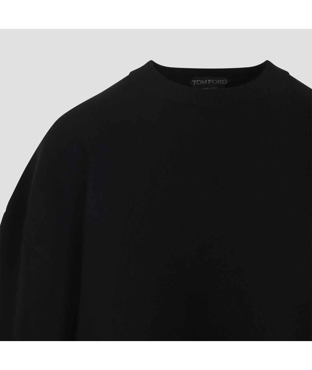 TOM FORD Черный кашемировый джемпер / свитер, фото 5