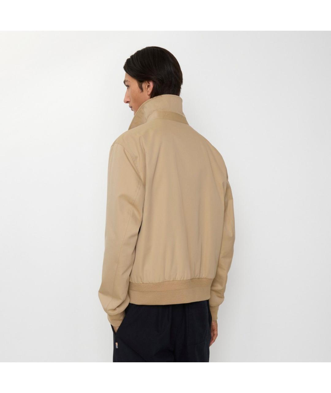 BURBERRY Бежевая хлопковая куртка, фото 3