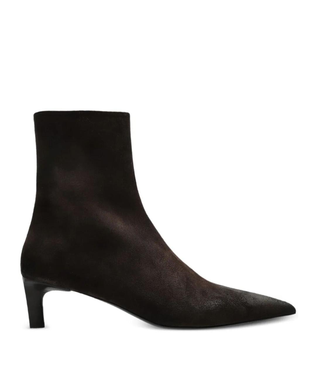 MARSELL Коричневые замшевые ботильоны, фото 1