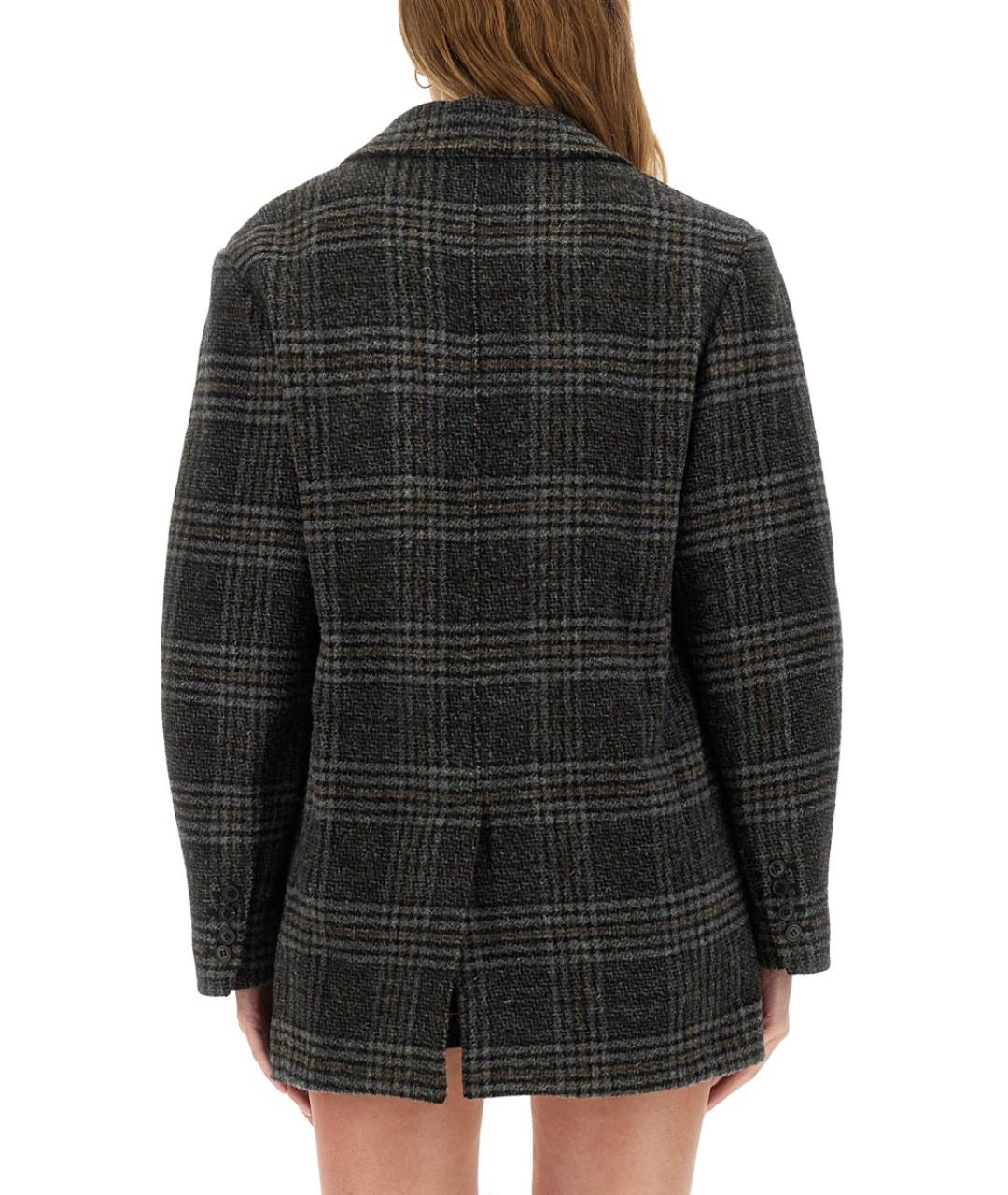 ISABEL MARANT Серый шерстяной жакет/пиджак, фото 3