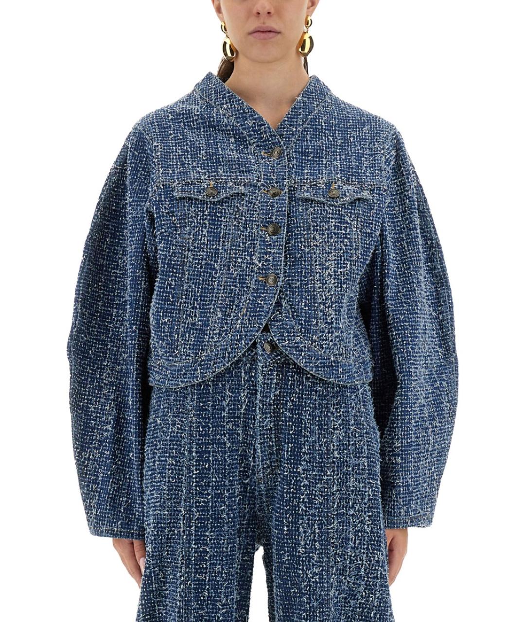 ROTATE Синяя хлопковая куртка, фото 2