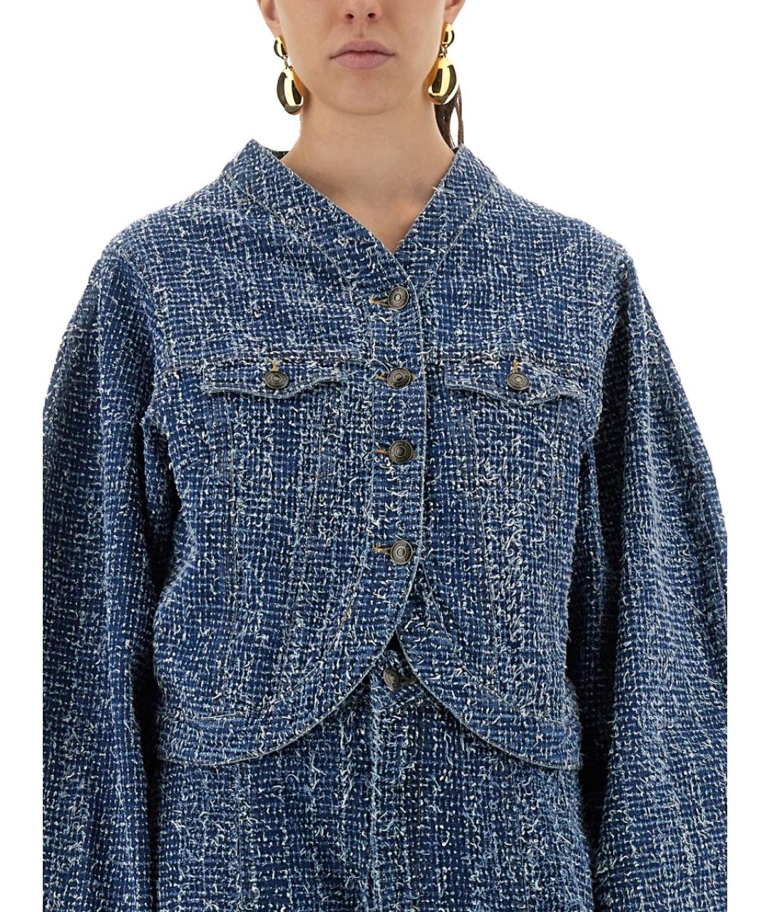 ROTATE Синяя хлопковая куртка, фото 5