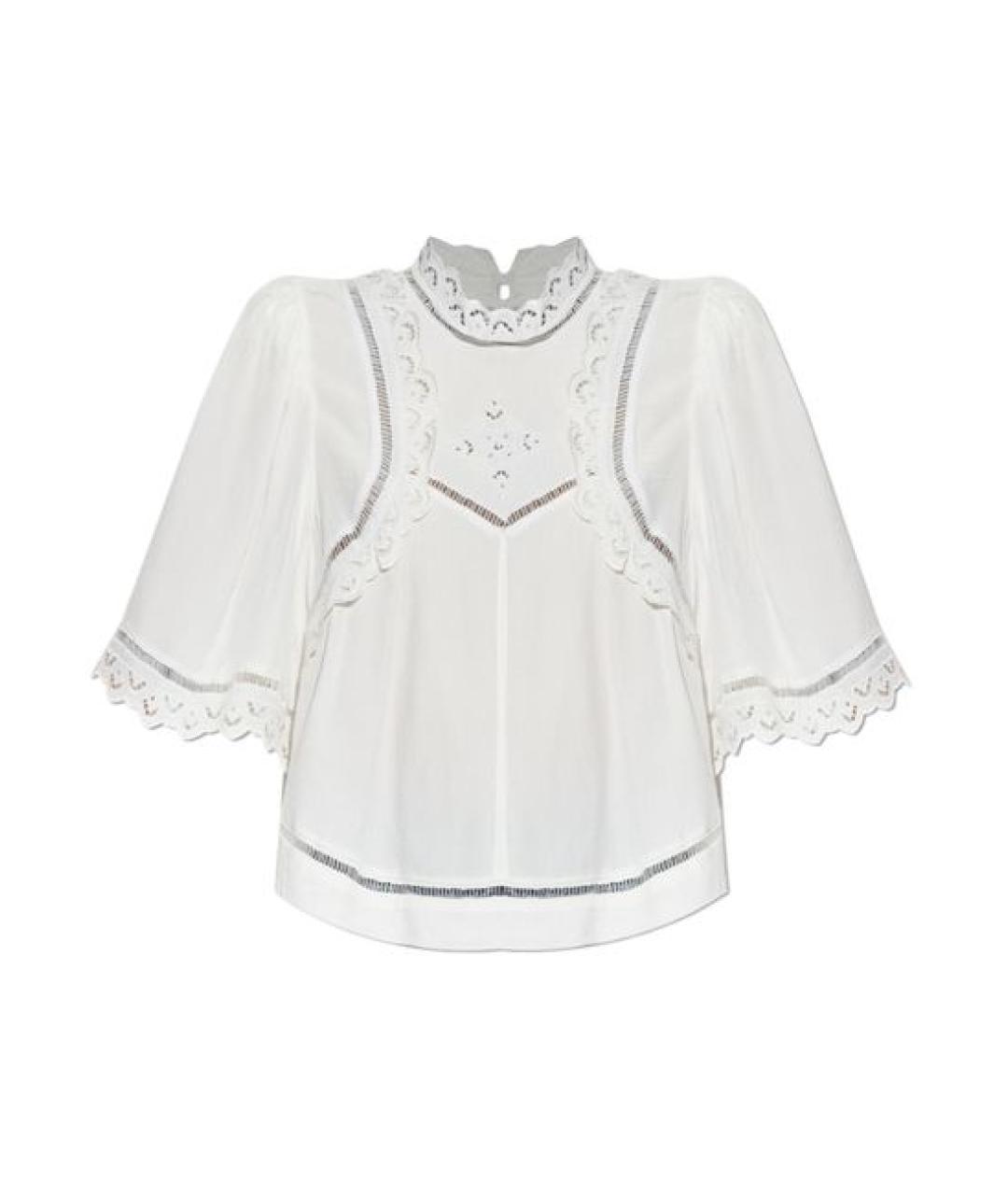 ISABEL MARANT Белая вискозная рубашка, фото 1