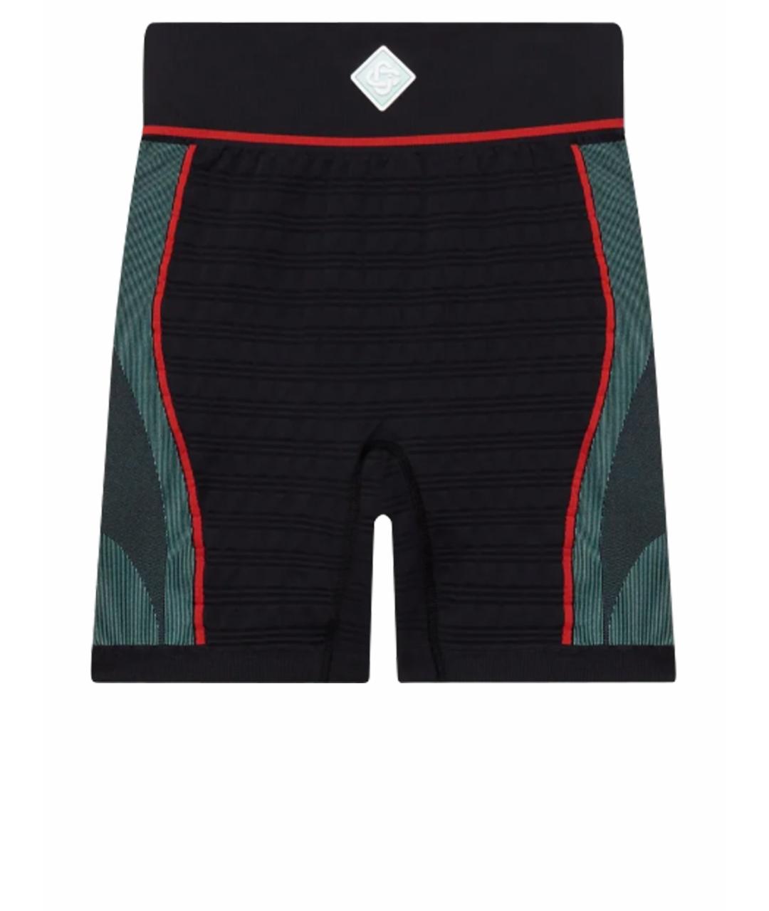 CASABLANCA Черные полиамидовые леггинсы и велосипедки, фото 1