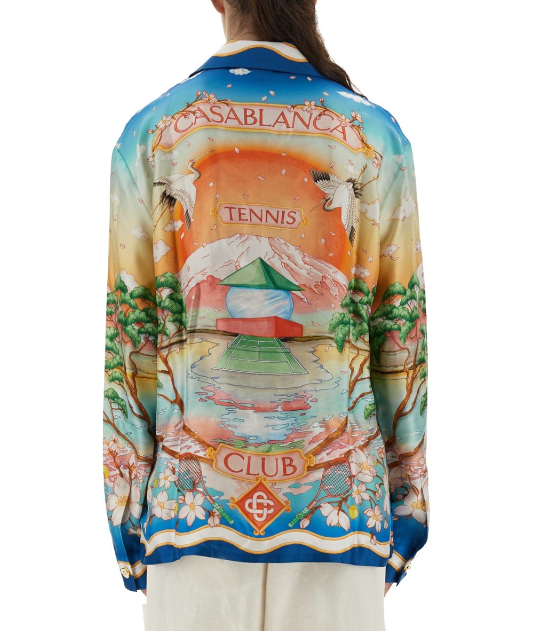 CASABLANCA Мульти шелковая рубашка, фото 4