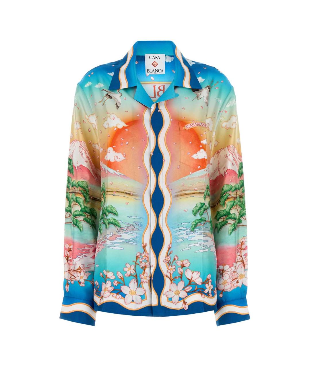 CASABLANCA Мульти шелковая рубашка, фото 1