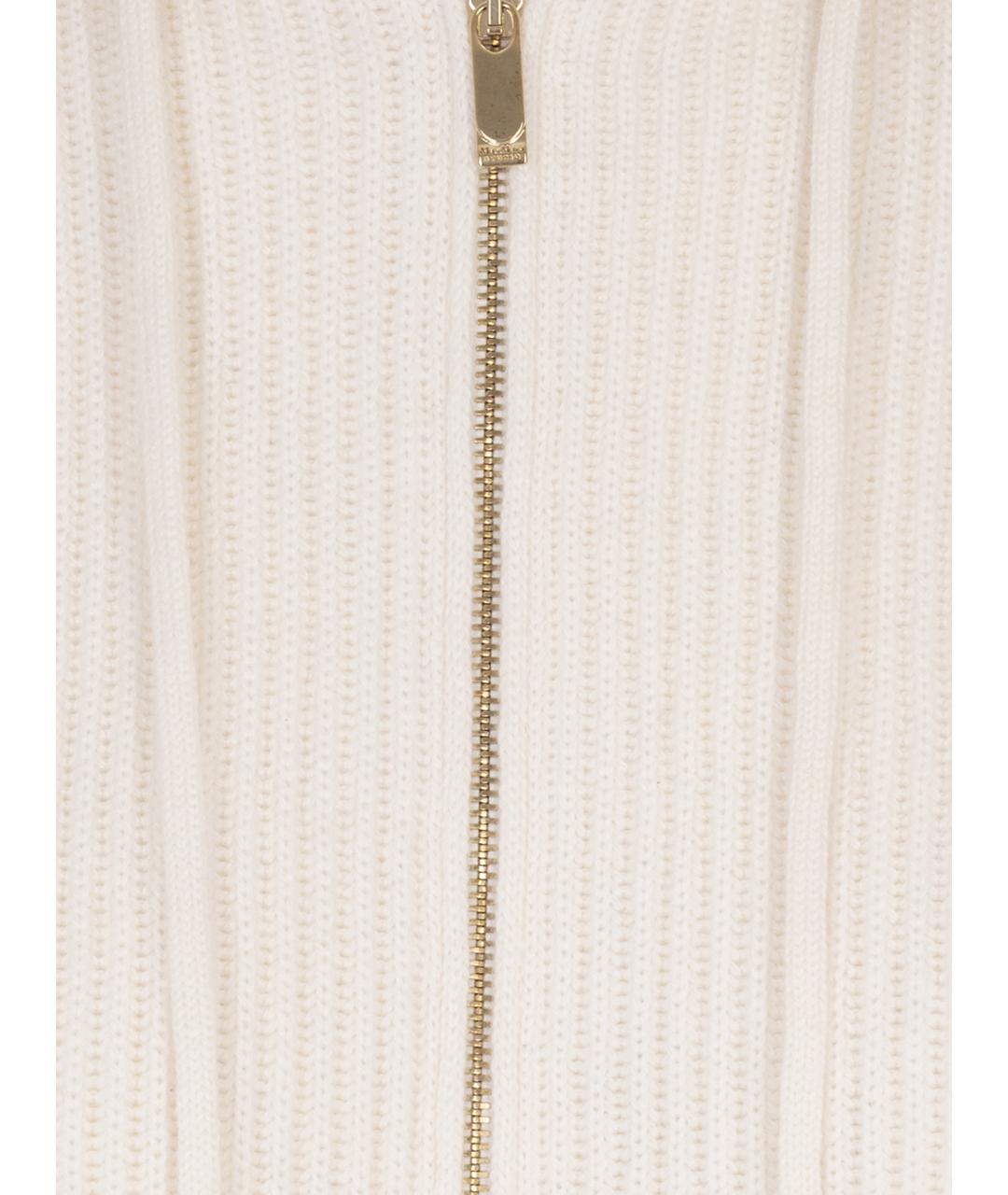 MAX MARA STUDIO Белая шерстяная жилетка, фото 3