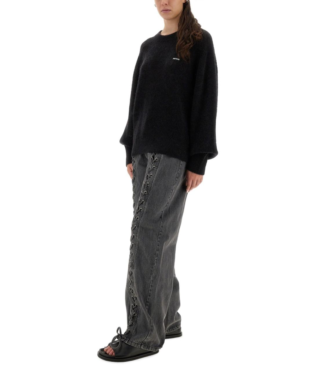 ROTATE Черный шерстяной джемпер / свитер, фото 3