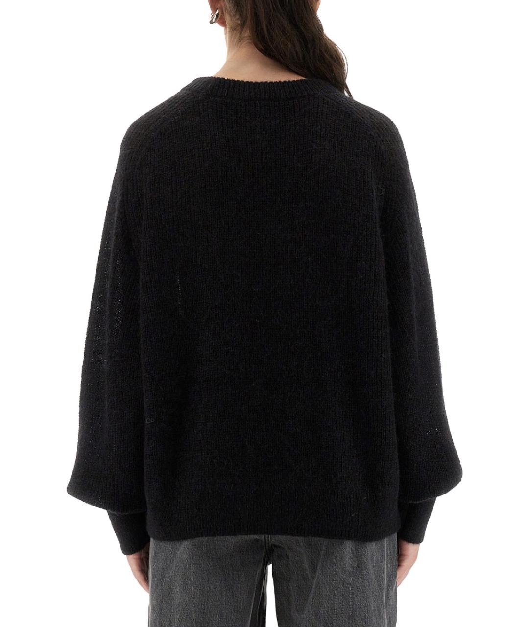 ROTATE Черный шерстяной джемпер / свитер, фото 4