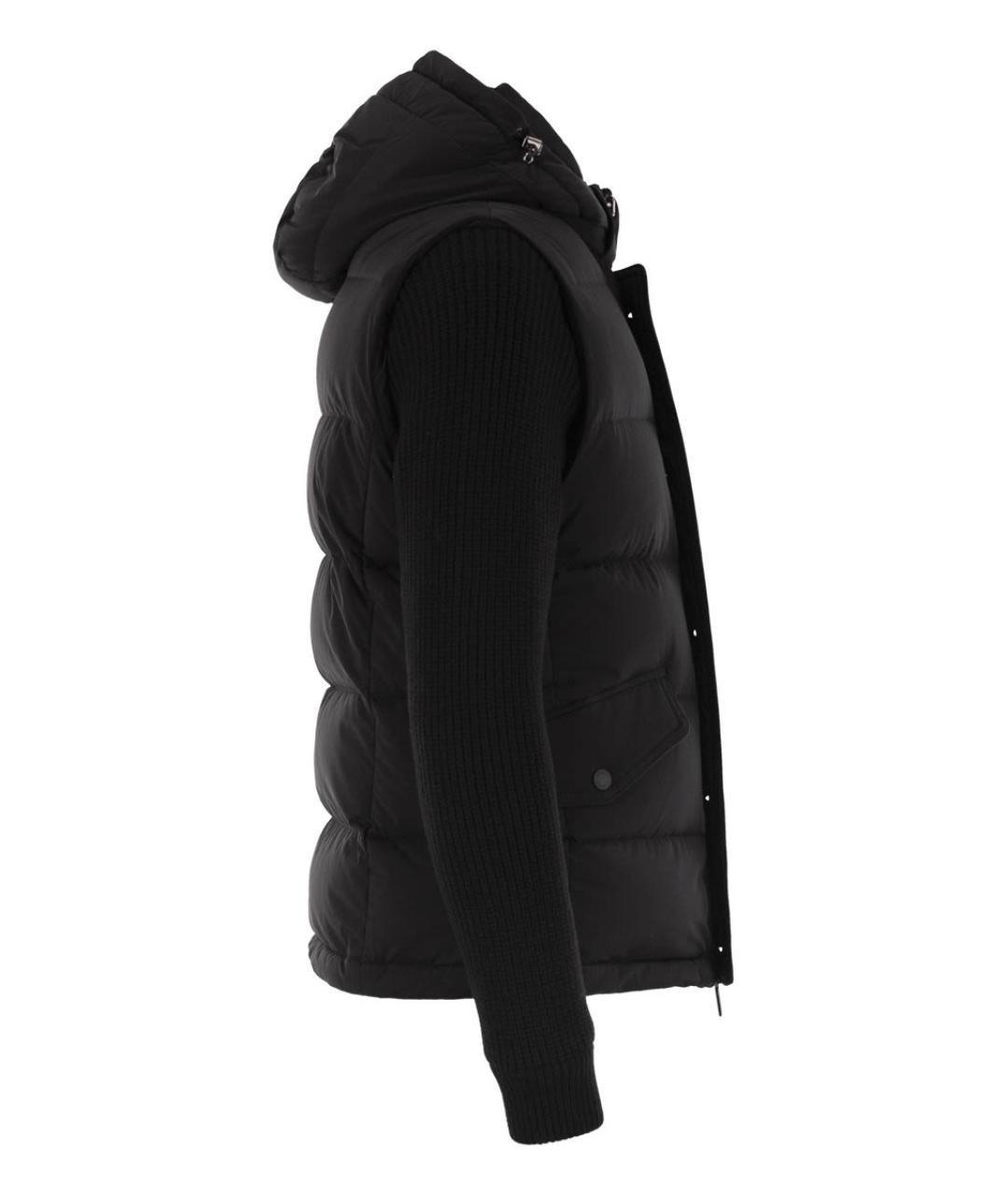 MOORER Черная полиамидовая куртка, фото 3