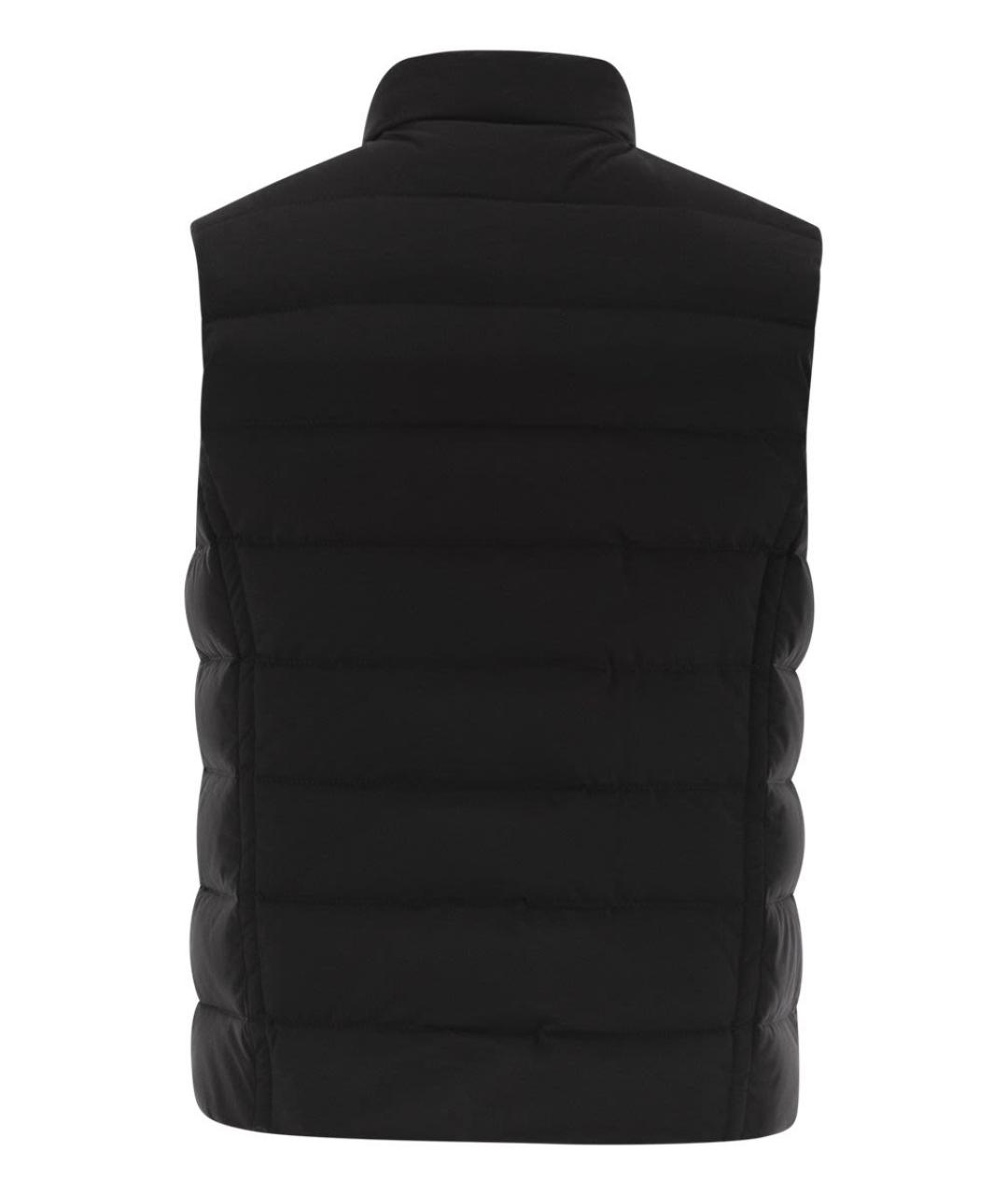 MOORER Черный полиамидовый жилет, фото 2