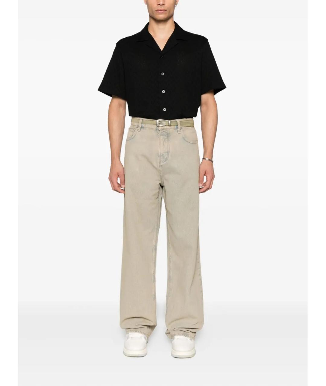 AMIRI Бежевые хлопковые повседневные брюки, фото 2