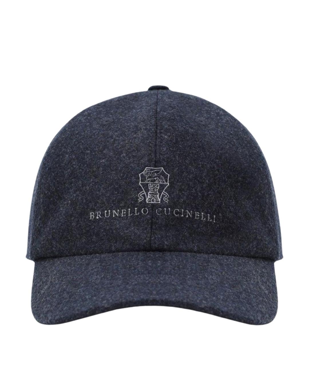 BRUNELLO CUCINELLI Мульти шерстяная кепка/бейсболка, фото 1