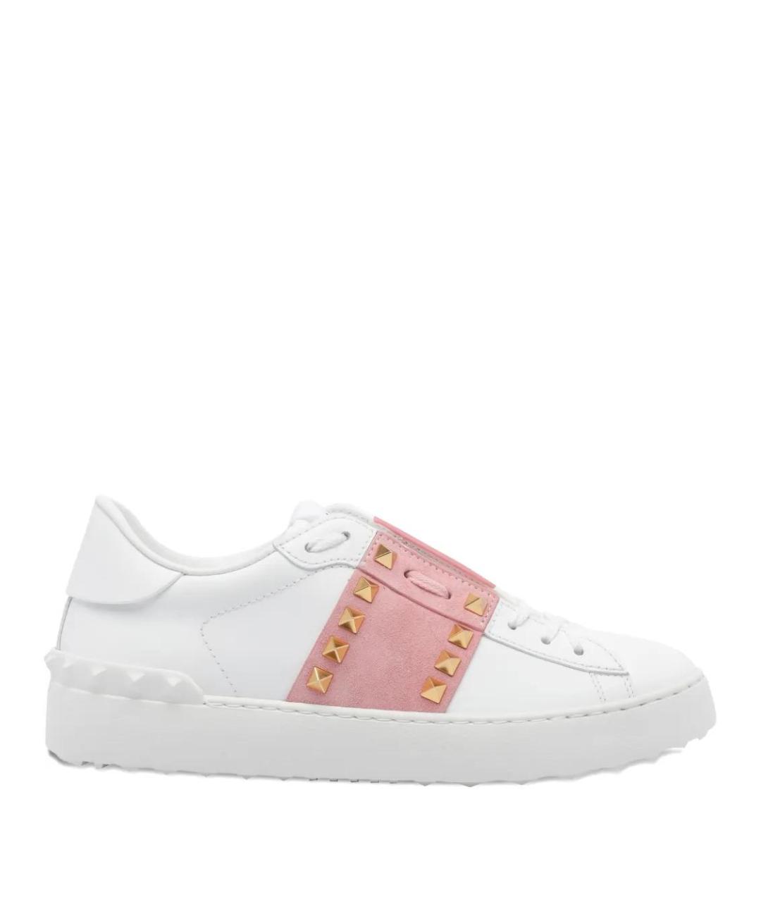 VALENTINO Белые кожаные кроссовки, фото 1
