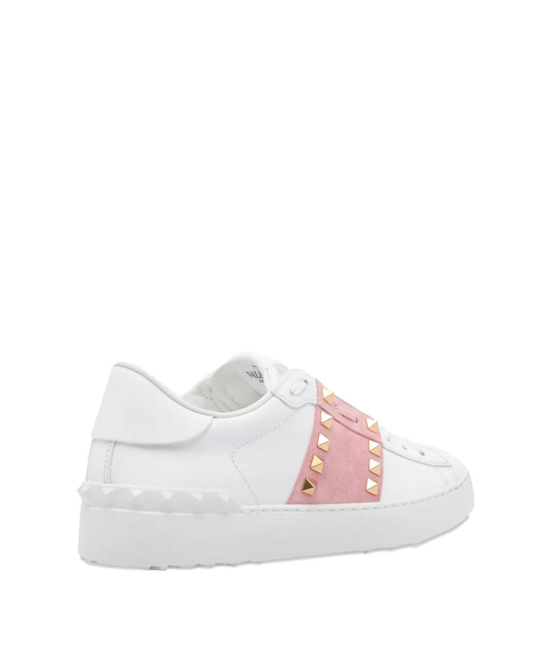 VALENTINO Белые кожаные кроссовки, фото 4
