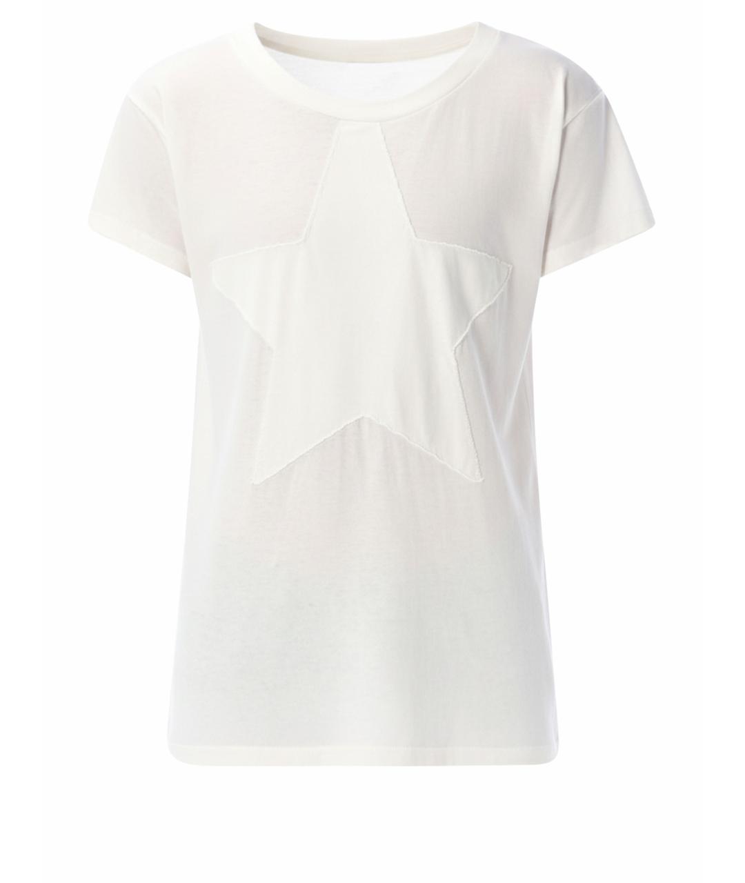 MM6 MAISON MARGIELA Белая хлопковая футболка, фото 1