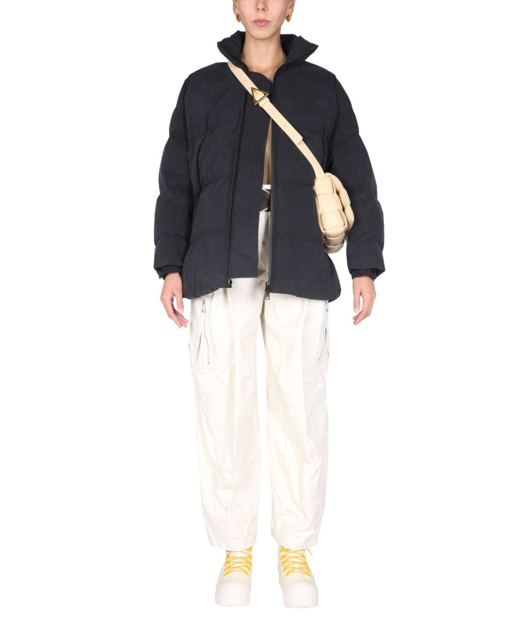 BOTTEGA VENETA Черный хлопковый пуховик, фото 3