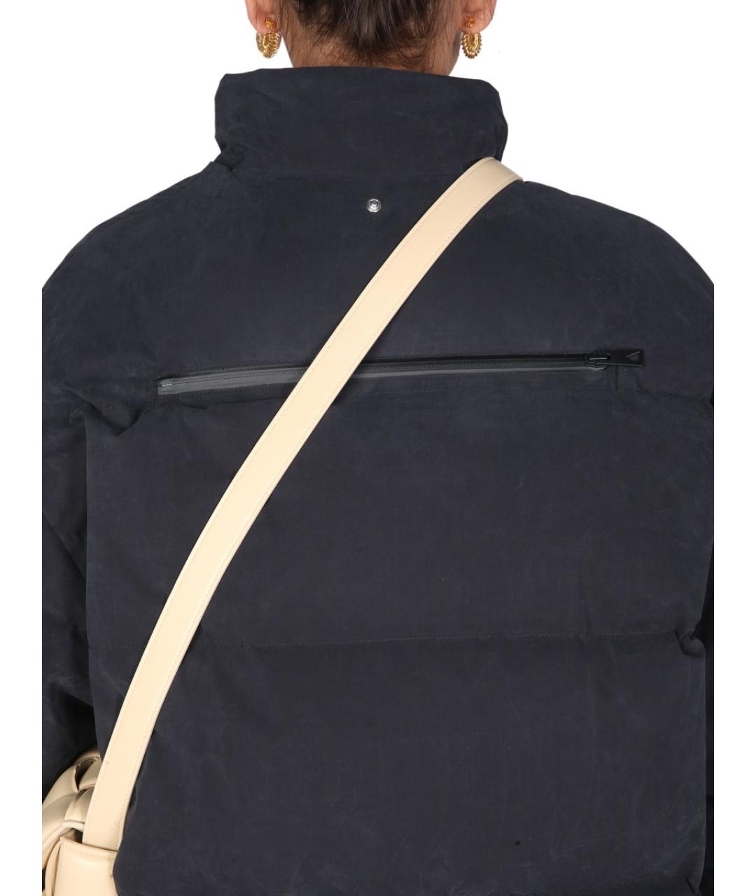 BOTTEGA VENETA Черный хлопковый пуховик, фото 5