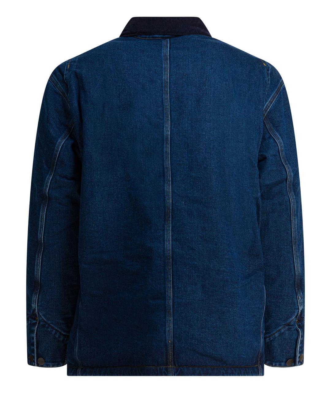CARHARTT WIP Синяя хлопковая куртка, фото 2