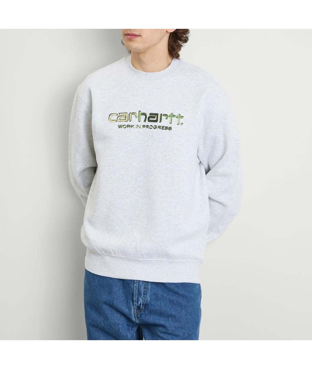 CARHARTT WIP Серый хлопковый джемпер / свитер, фото 5