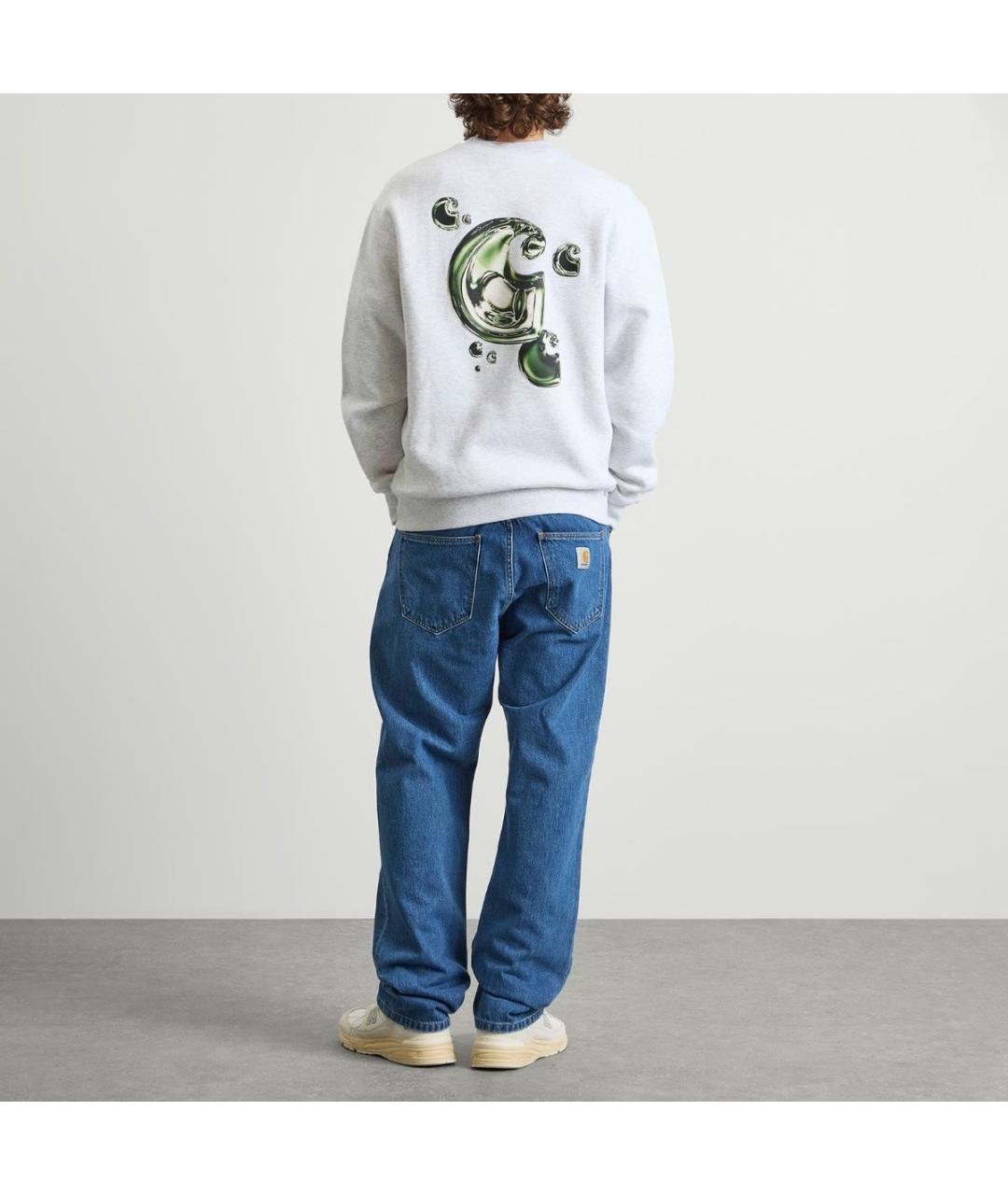 CARHARTT WIP Серый хлопковый джемпер / свитер, фото 4