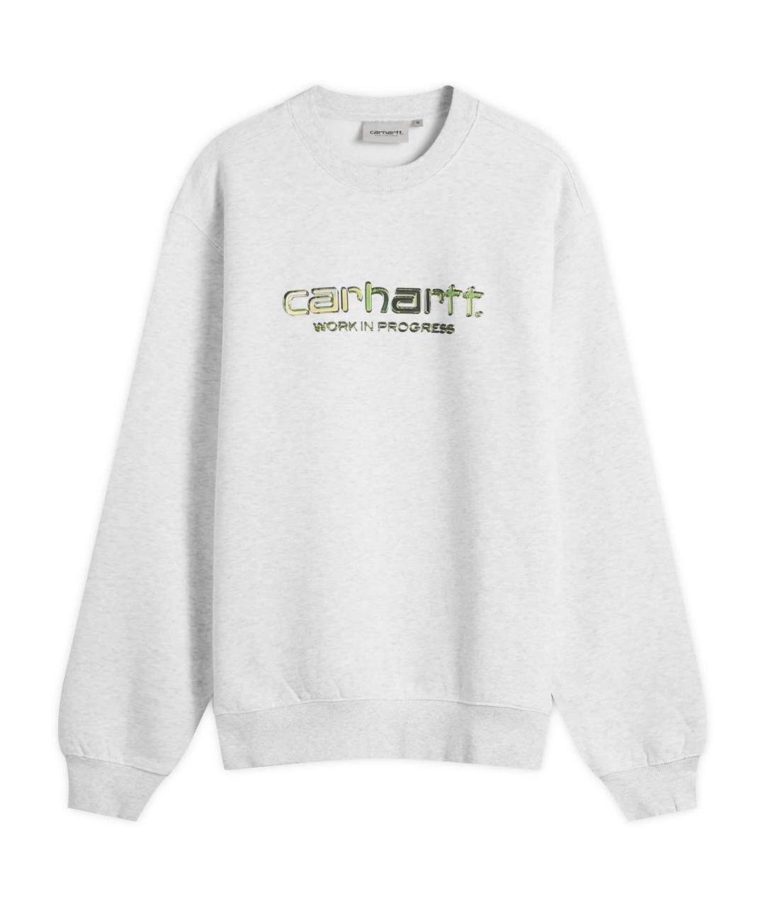 CARHARTT WIP Серый хлопковый джемпер / свитер, фото 1
