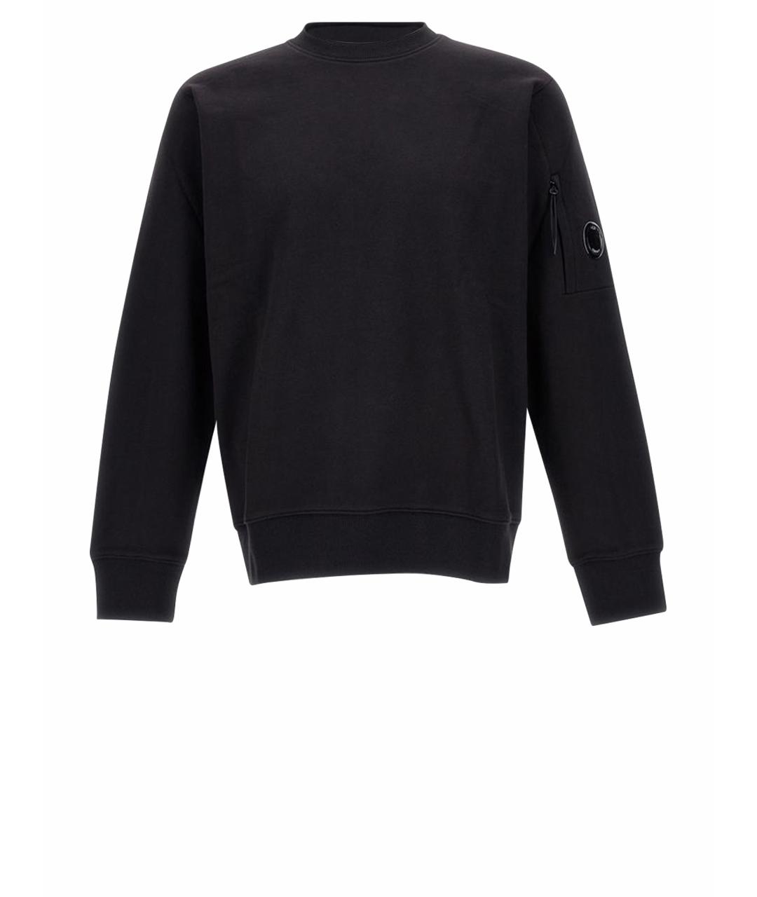 CP COMPANY Черный хлопковый джемпер / свитер, фото 1