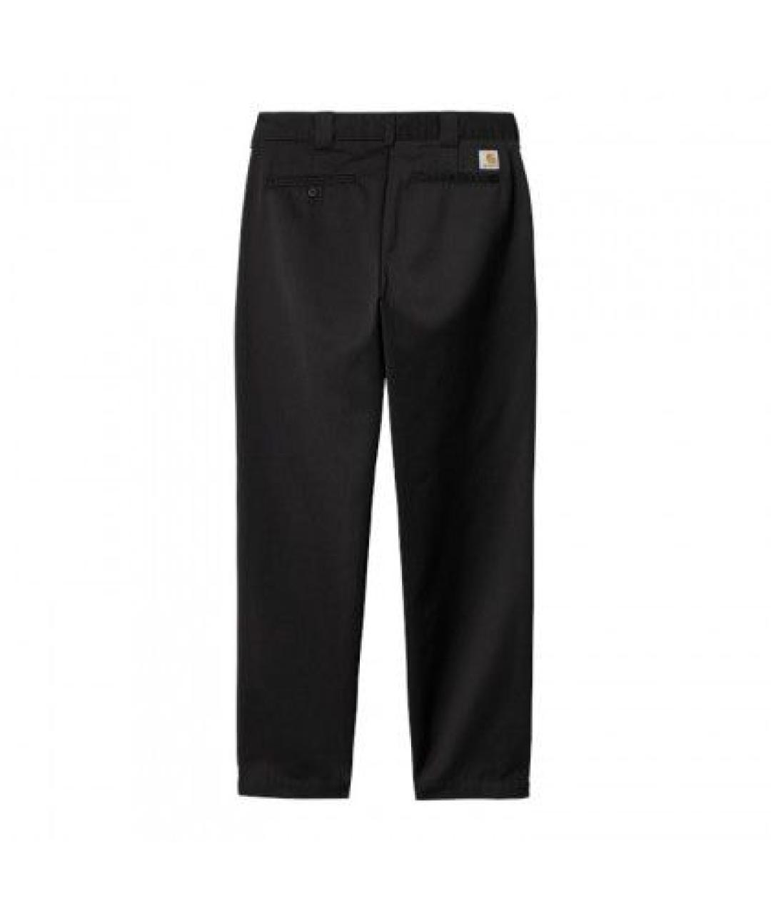 CARHARTT WIP Черные полиэстеровые повседневные брюки, фото 2