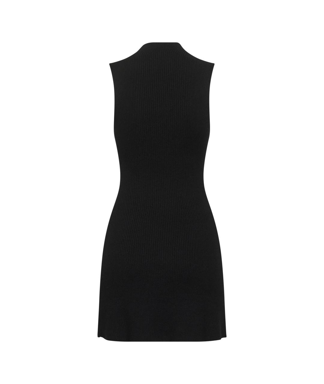 DIESEL Черное полиамидовое повседневное платье, фото 2